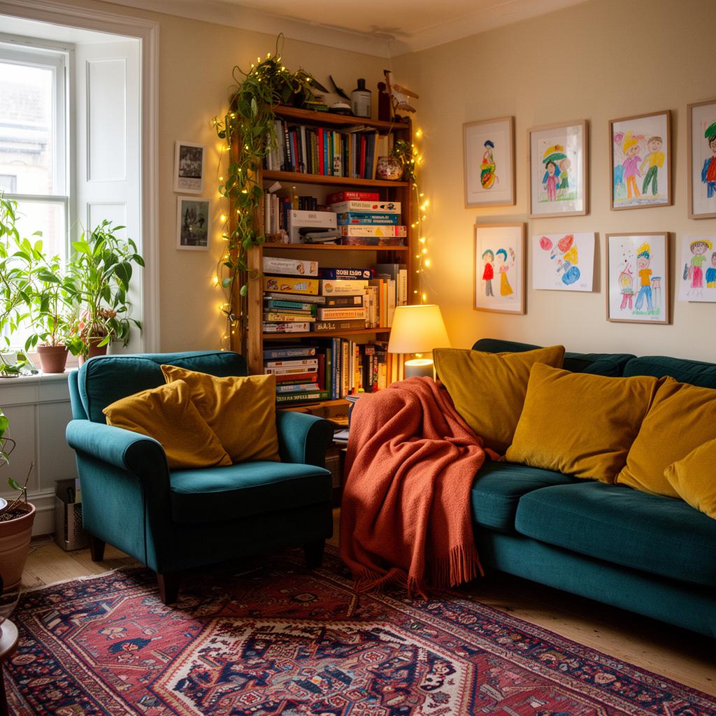 Warm interior of a Sapling & Stone home